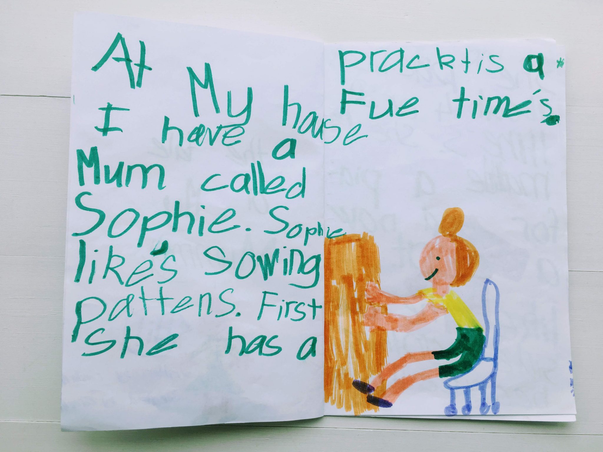 Below the Kōwhai story book