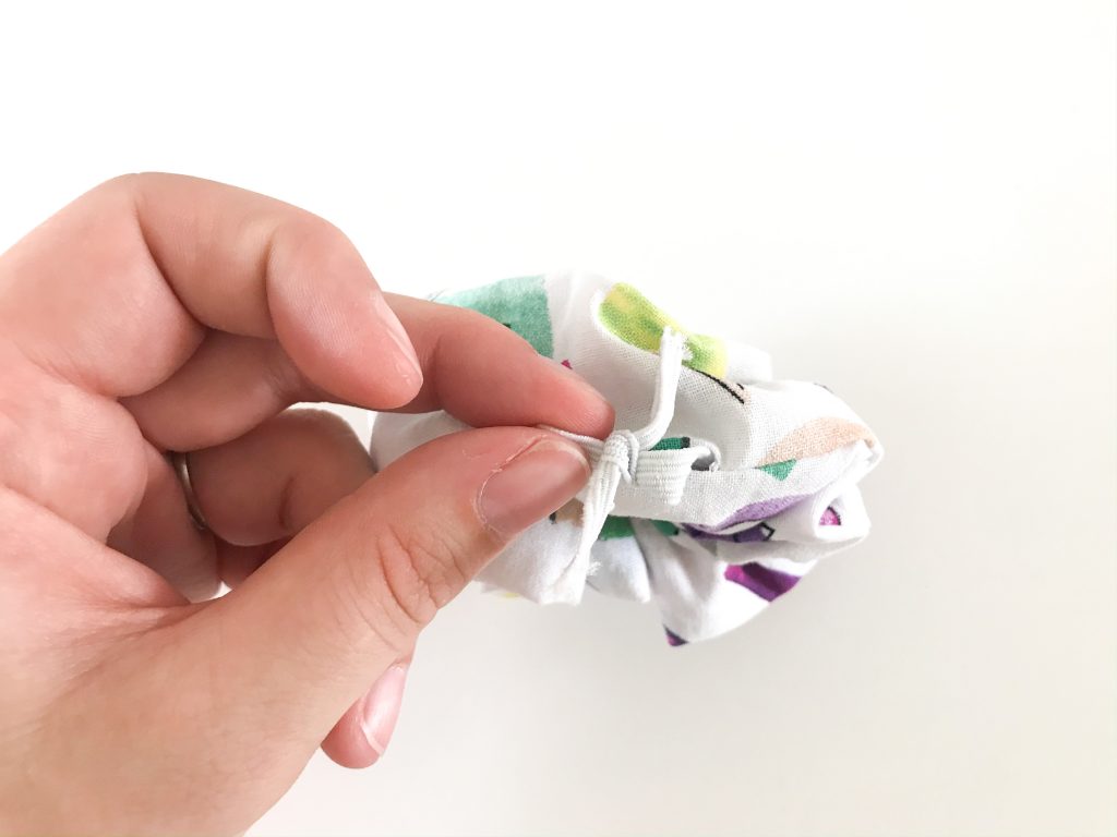 Tie off elastic