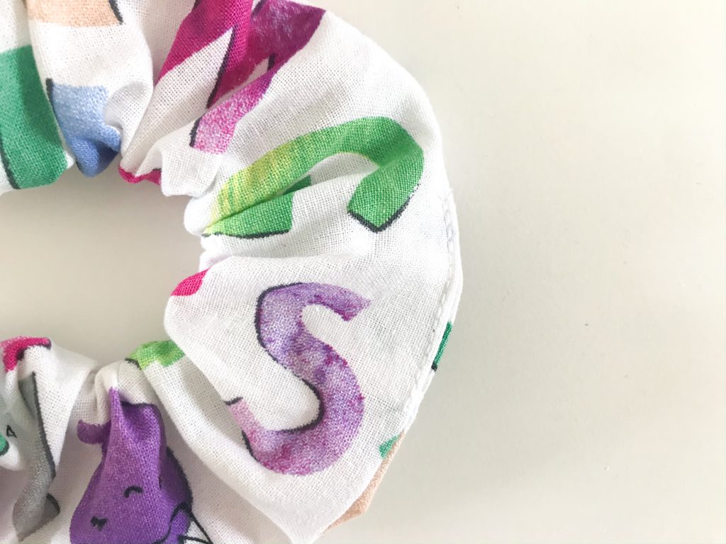 Top stitch to close the gap