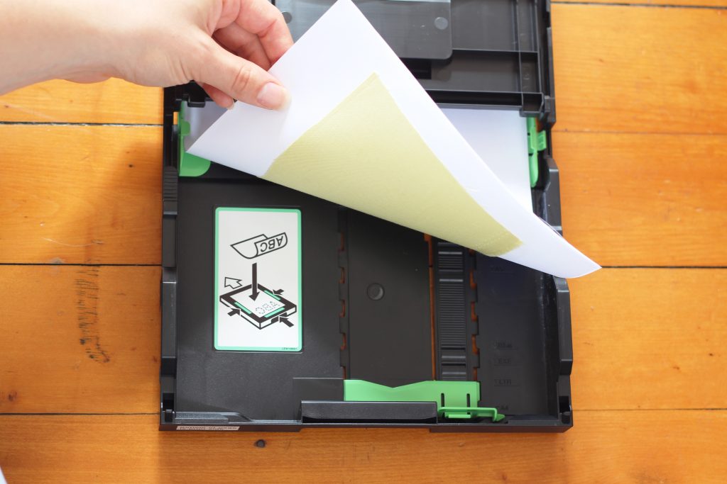 printing fabric labels from home