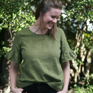 Rata Top sewing pattern by Below the Kowhai