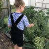 Tipa Dungarees sewing pattern by Below the Kōwhai