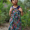 Tipa Dungarees sewing pattern by Below the Kōwhai