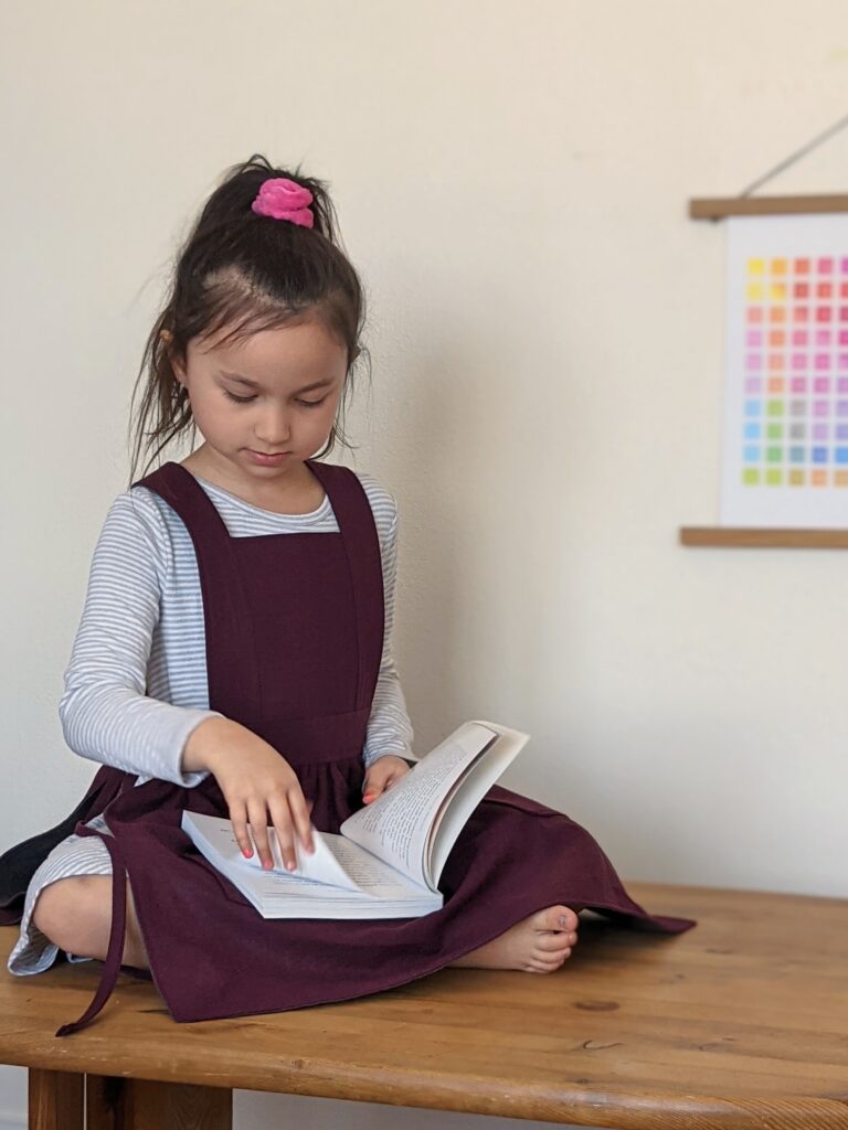 Tui Pinafore sewing pattern by Below the Kowhai