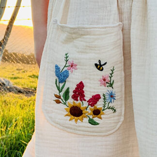 summer embroidery pattern