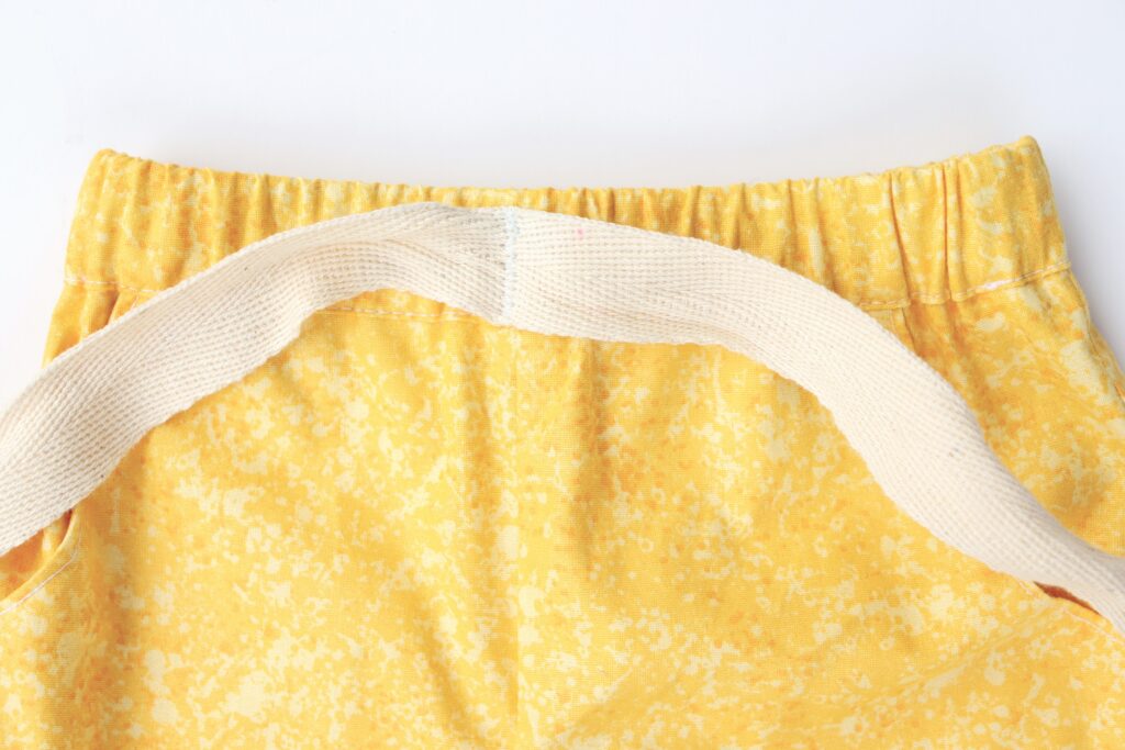 How to add a faux drawstring to your sewing