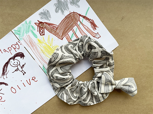 sew gifts for girls scrunchie and bow