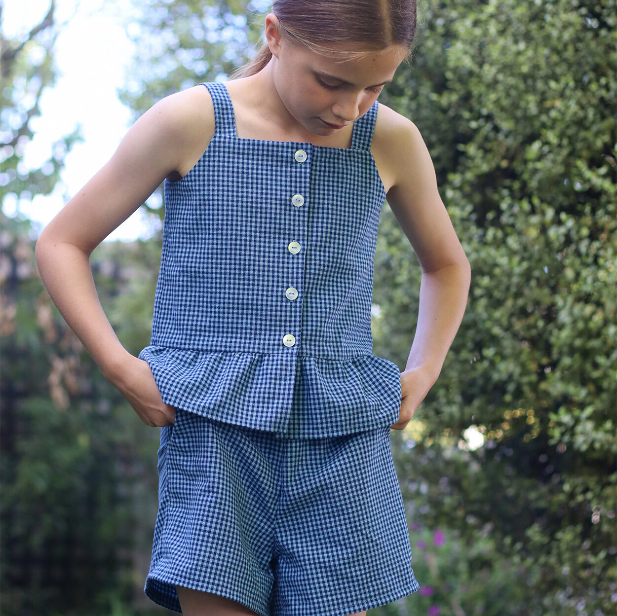 Rimu Top sewing pattern by Below the Kōwhai