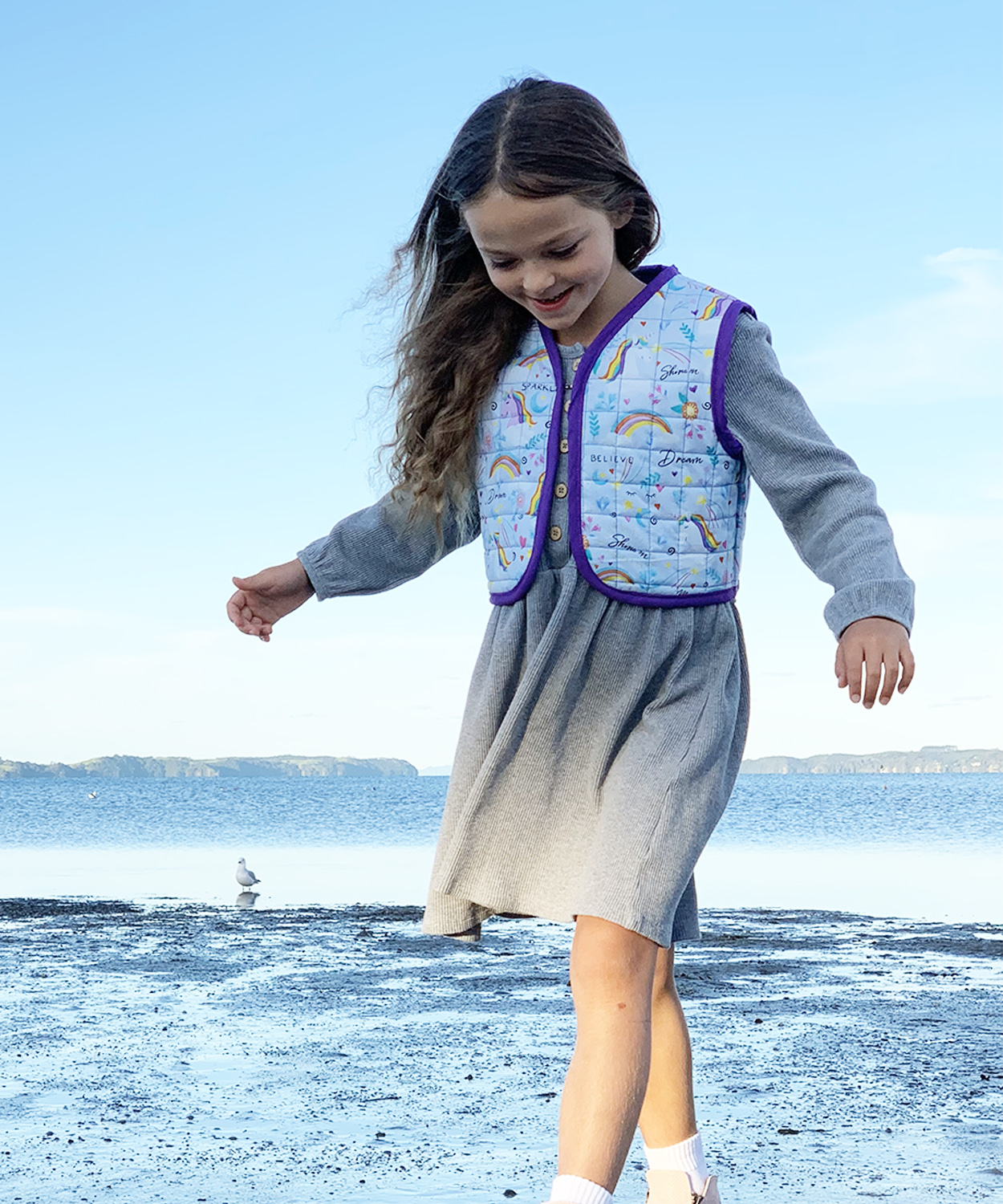 Honu Vest quilted sewing pattern by Below the Kowhai