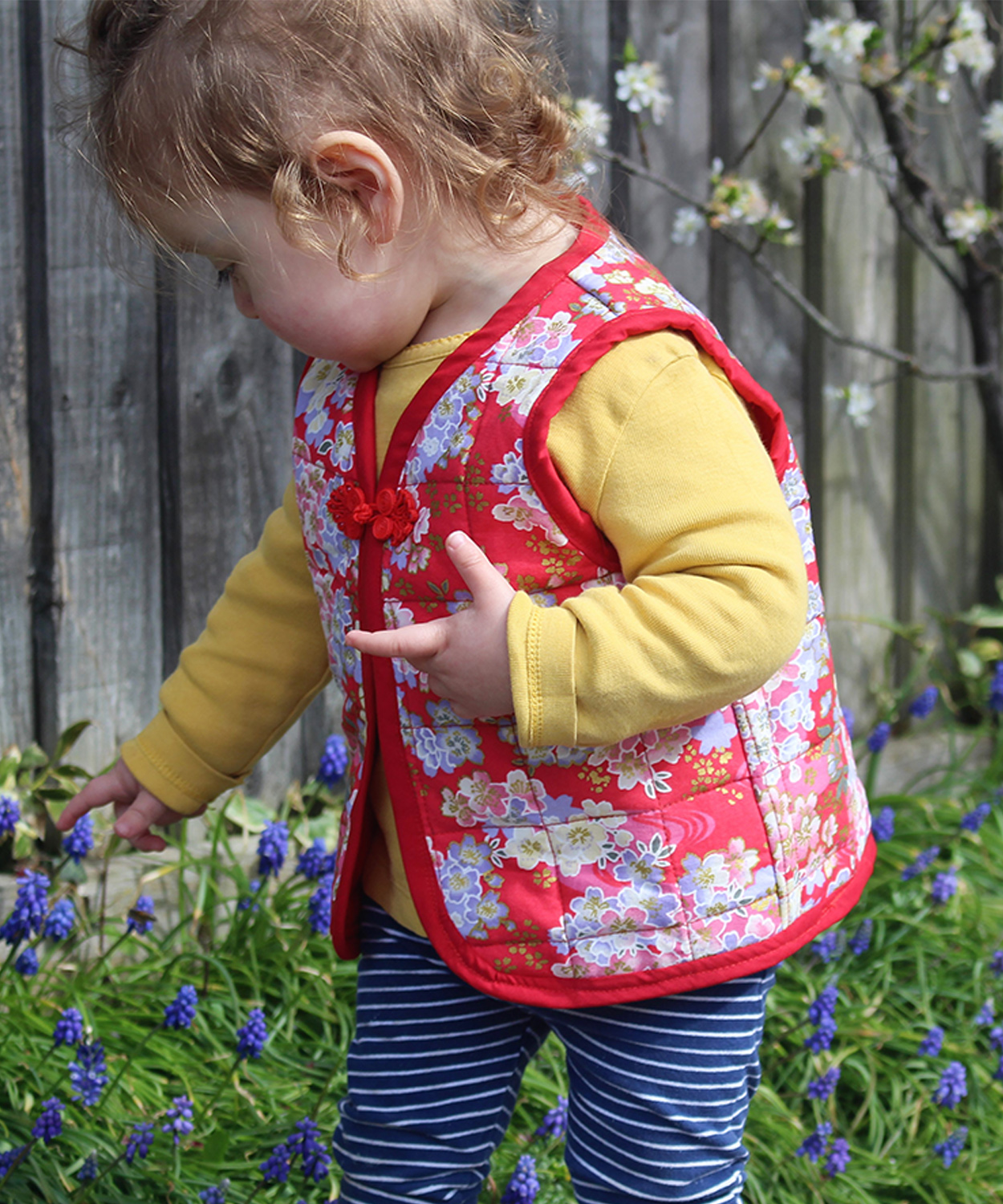 Honu Vest quilted sewing pattern by Below the Kowhai