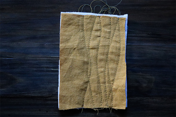 How to quilt with wobbly lines